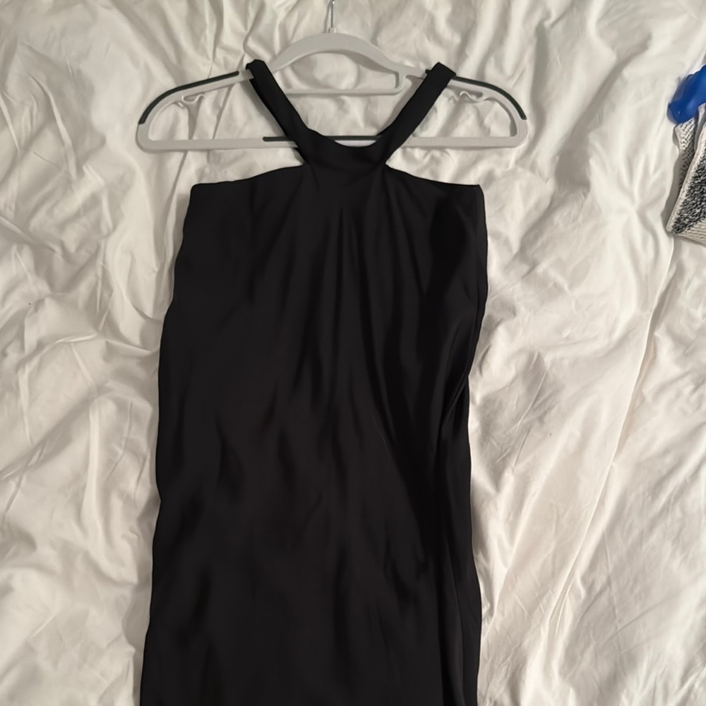 PRINCESS POLLY Black CUTOUT MIDI SKIRT